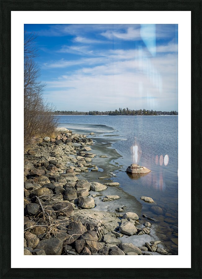 Serenity by the Shore Picture Frame print