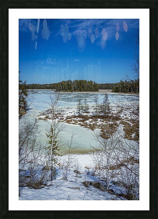 Isabel Lake Picture Frame print
