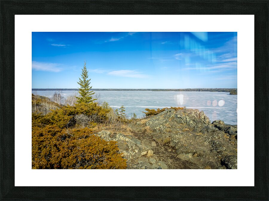 Dragon Fire Trail Picture Frame print