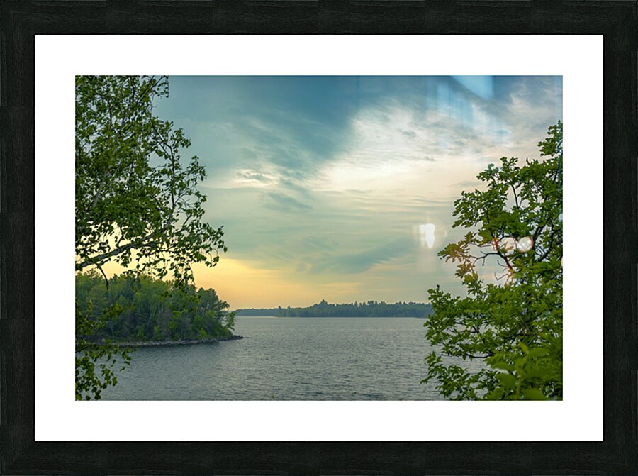 Shoal Lake Sunrise Picture Frame print