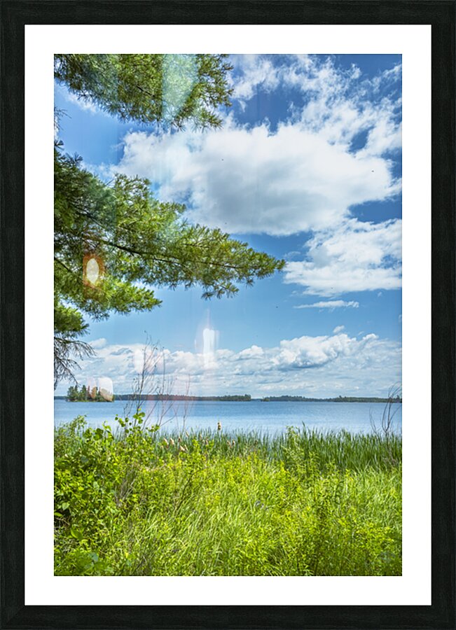 Lake of the Woods View Picture Frame print