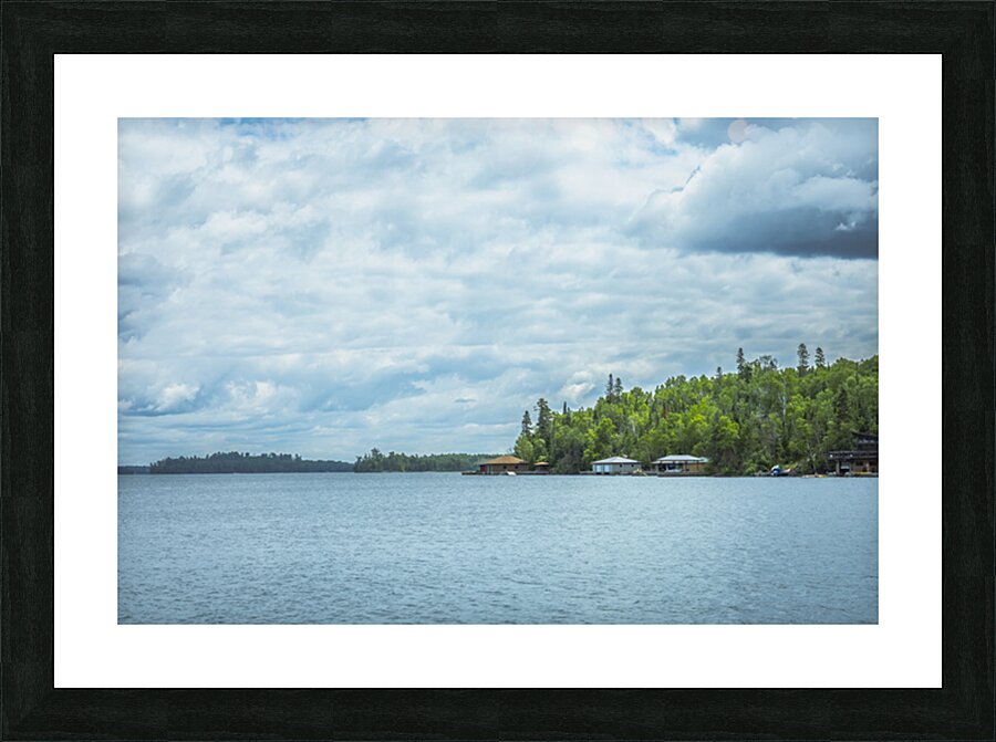 Lake of the Woods View Picture Frame print