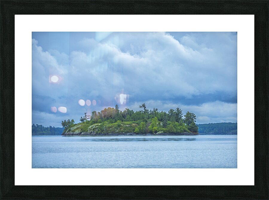 Island On Shoal Lake Picture Frame print