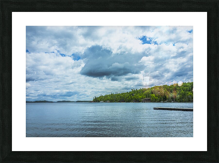 Lake of the Woods View Picture Frame print