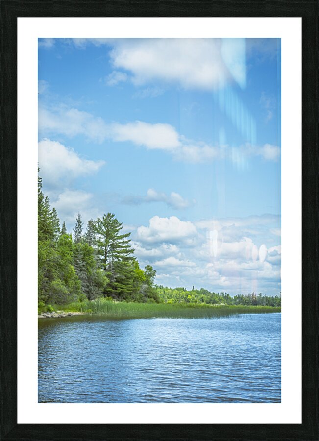 Lake of the Woods View Picture Frame print