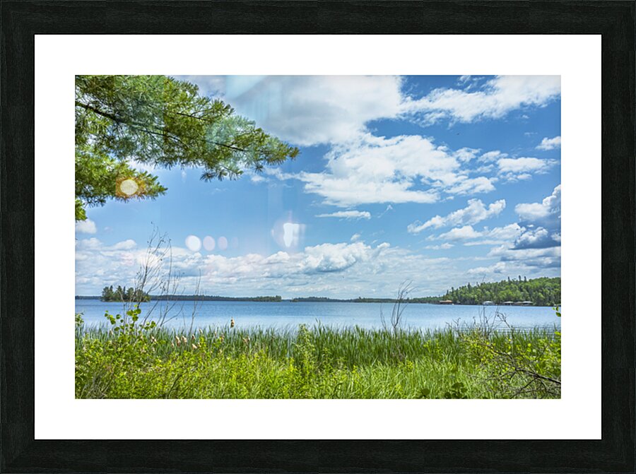 Lake of the Woods View Picture Frame print