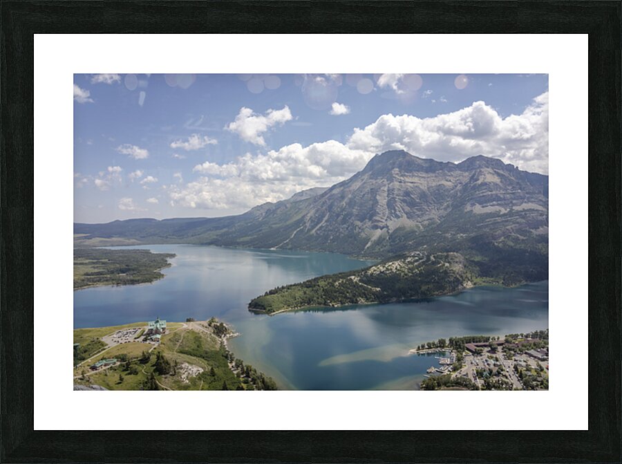 Waterton Lakes View Impression et Cadre photo