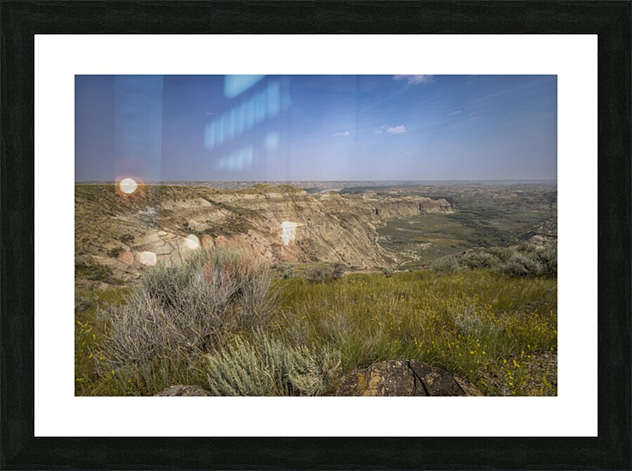 The Badlands Picture Frame print