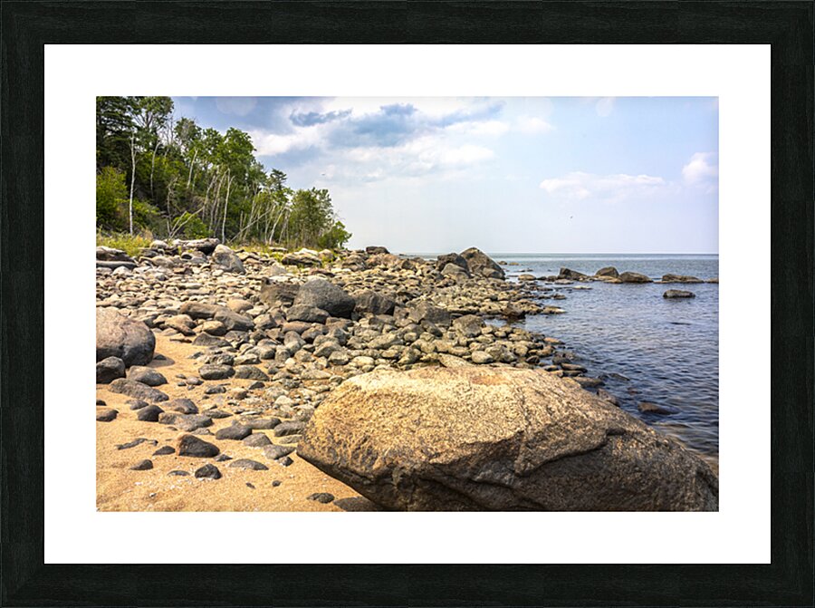 Rocky Beach Picture Frame print