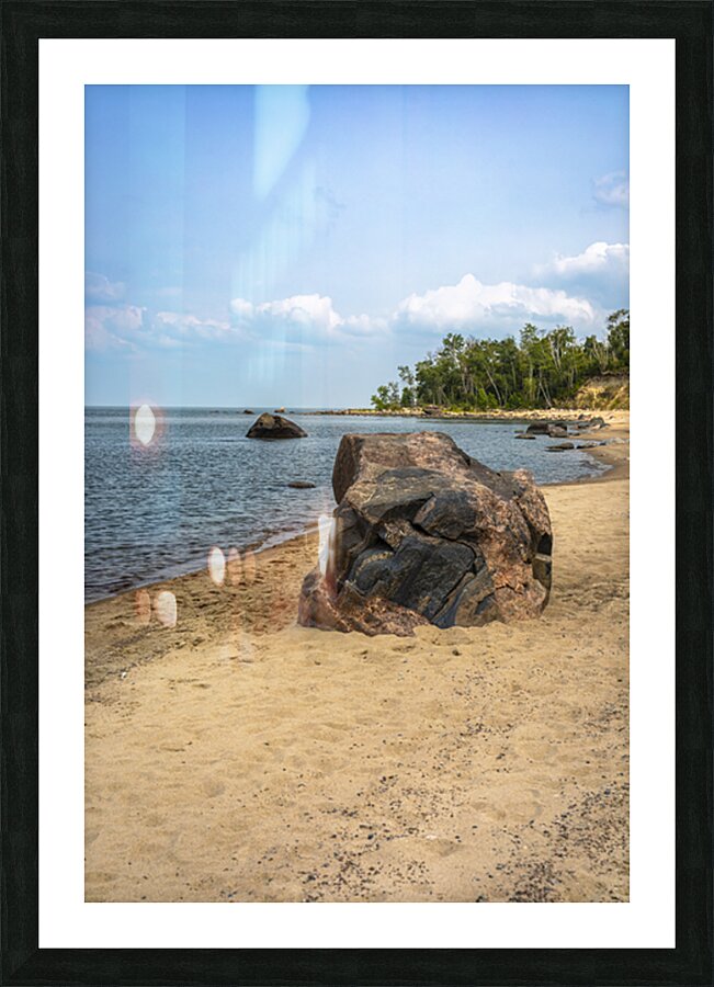 Rocky Beach Picture Frame print