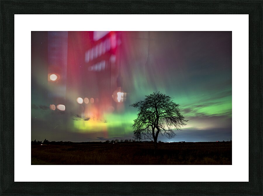 Aurora Dance Picture Frame print