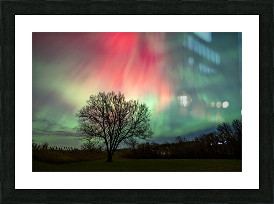 Cosmic Flames Picture Frame print