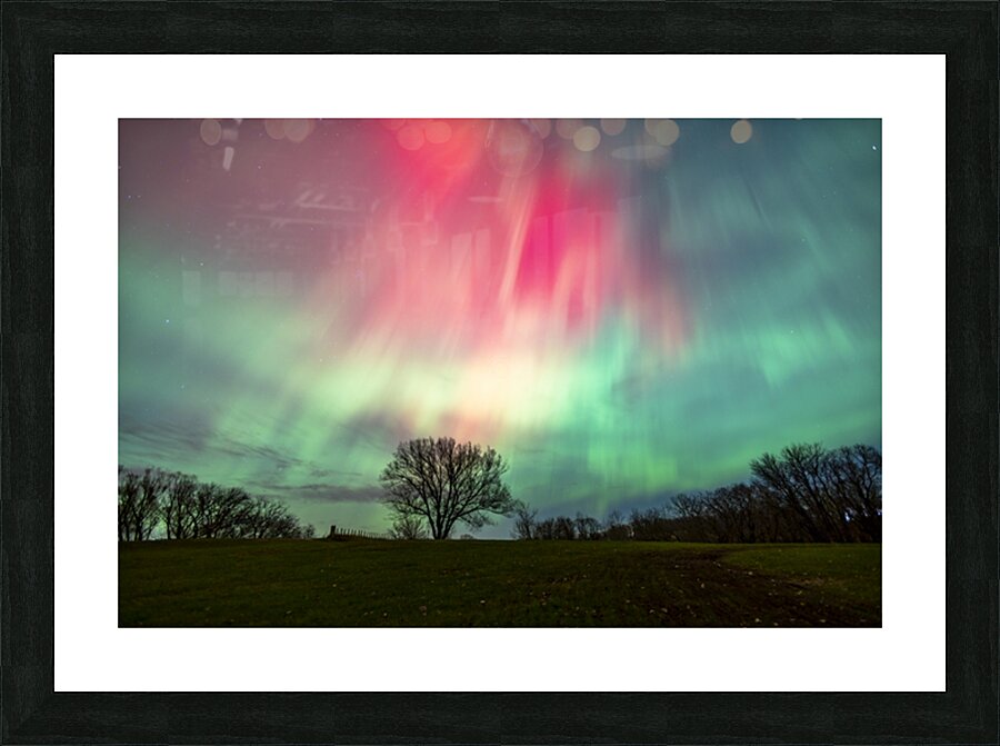 Aurora Colorscape Picture Frame print
