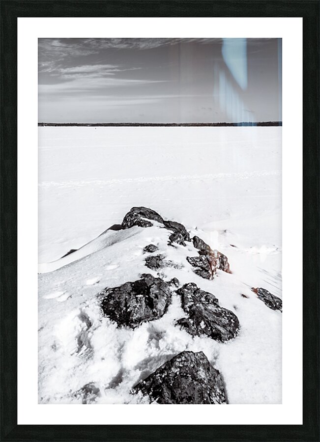 Winter Rock Ridge Picture Frame print