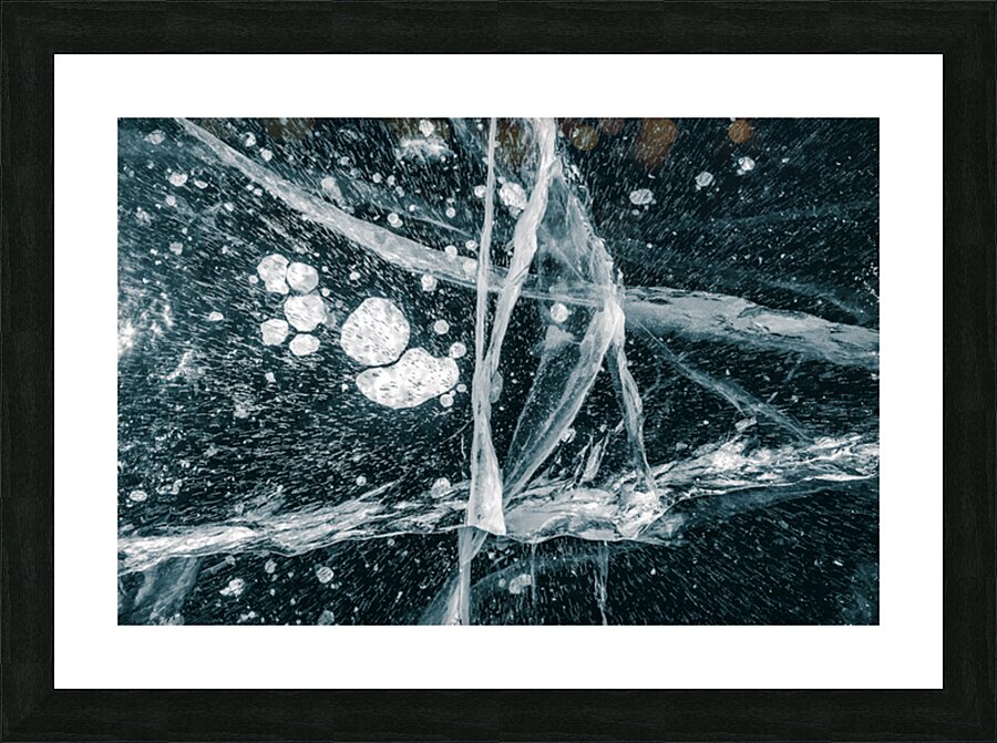 Frozen Veins Picture Frame print