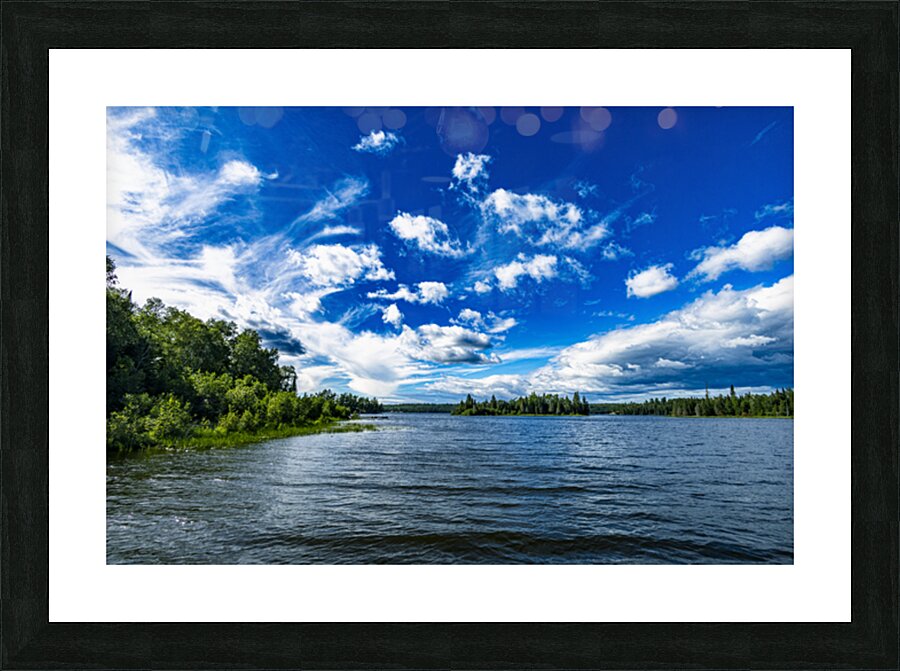 Falcon Lake Picture Frame print