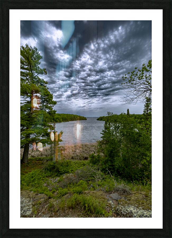 Shoal Lake Picture Frame print