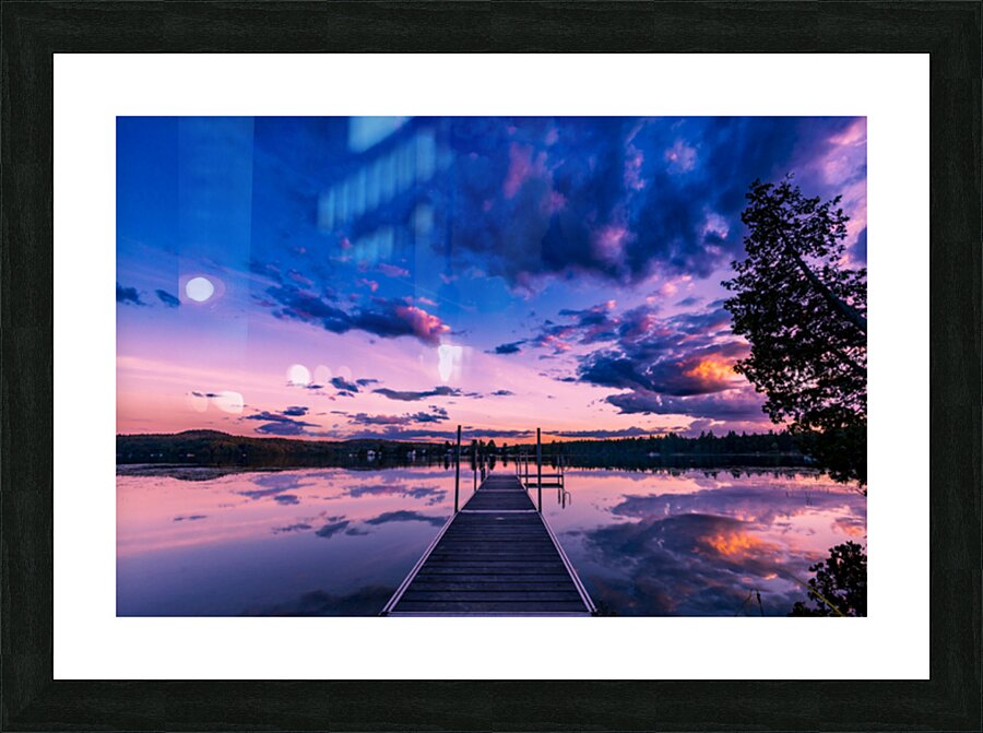 By the Lake Picture Frame print