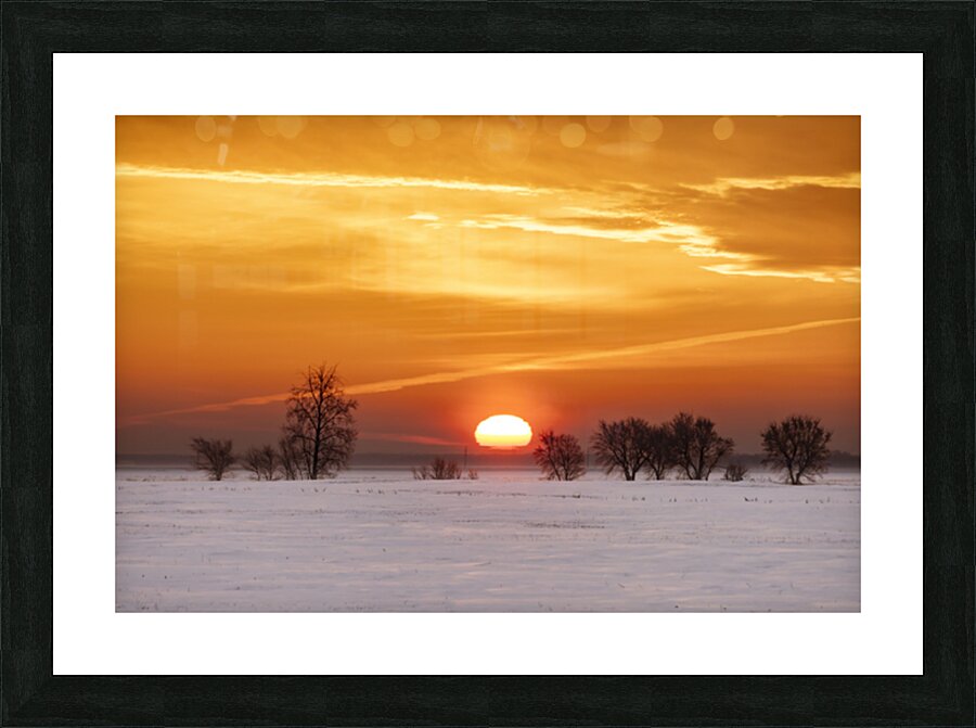 Fireball Picture Frame print