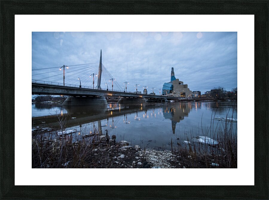 Provencher Bridge Picture Frame print
