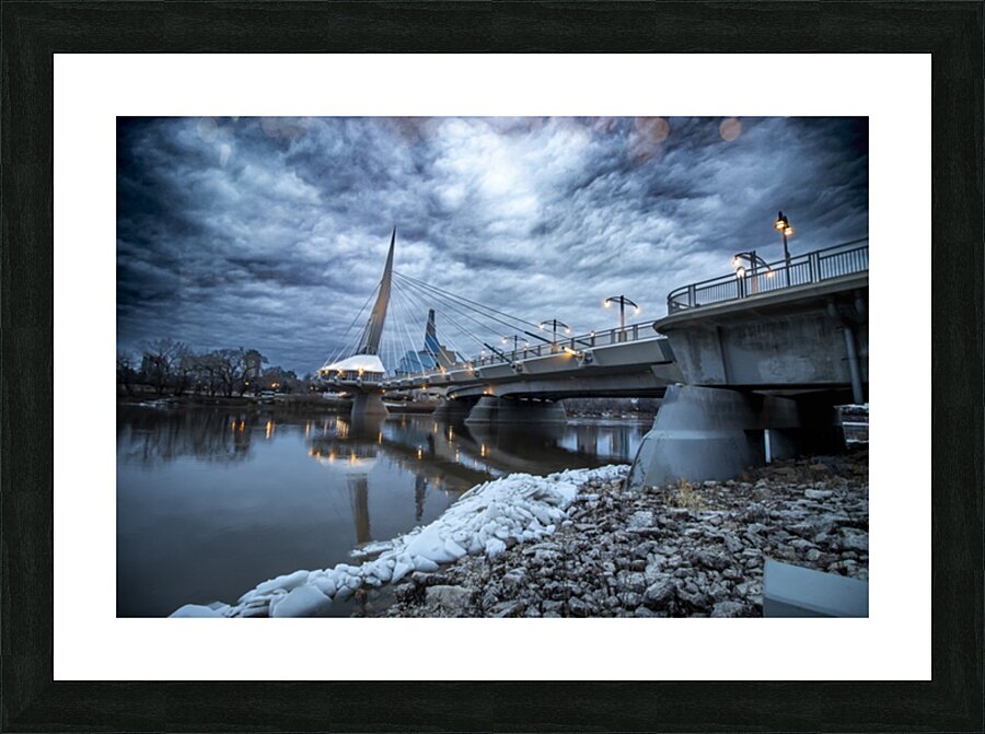 Esplanade Riel Picture Frame print