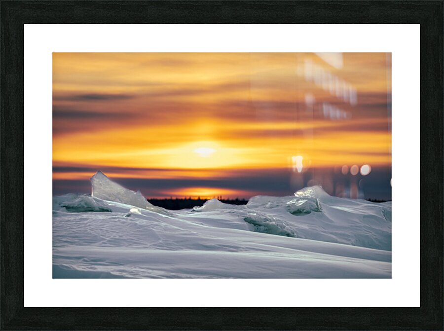 Fire and Ice Picture Frame print