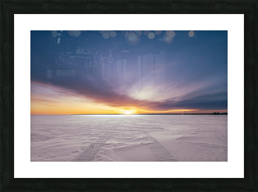 Tracking Sunrise Picture Frame print