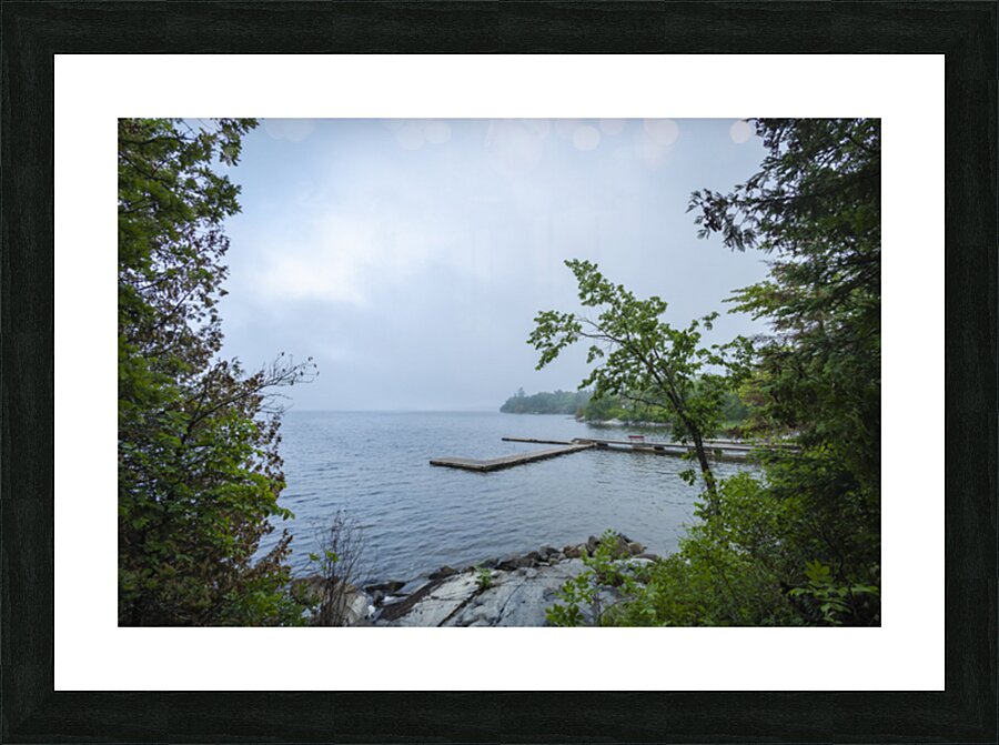 Manitoba Pioneer Camp Dock Impression et Cadre photo