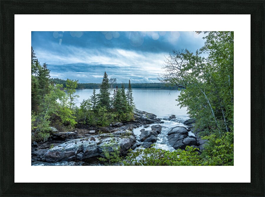 Tulabi Falls on a Cloudy Day Picture Frame print