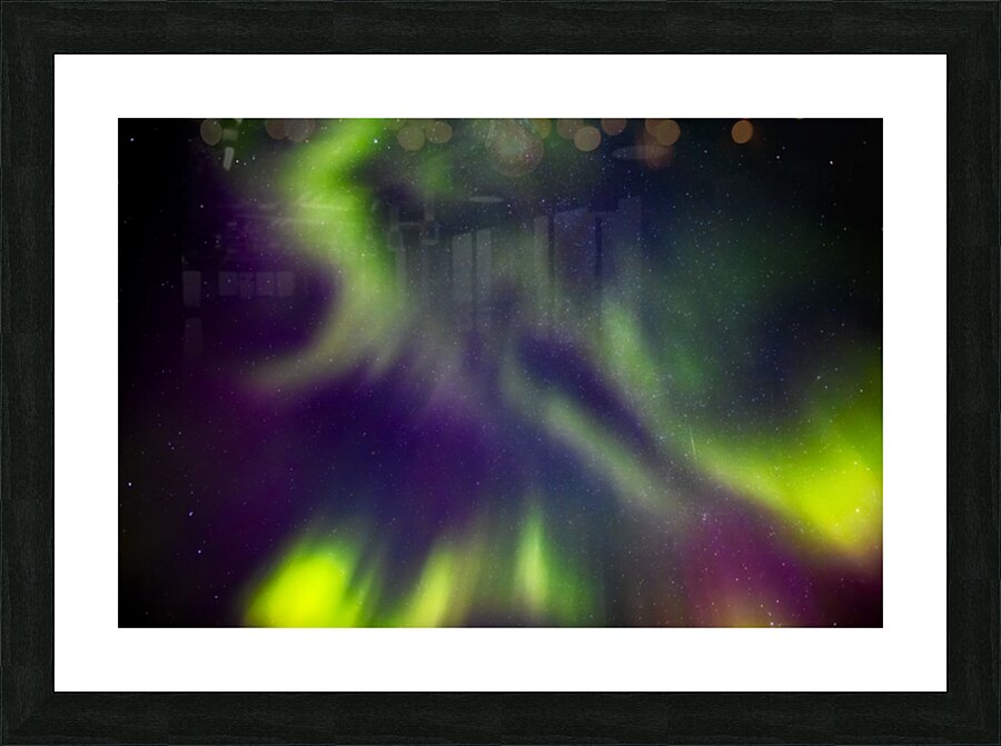 Dancing Lights Picture Frame print
