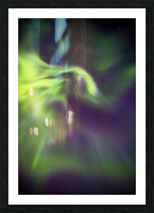 Northern Lights Dance Picture Frame print