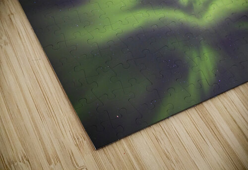 Green and Purple Aurora Burst Marc Gilbert Photography puzzle