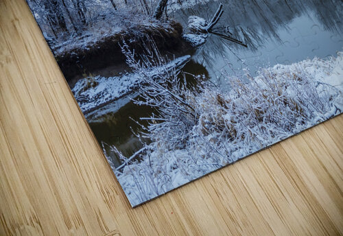 River in First Snowfall Marc Gilbert Photography puzzle