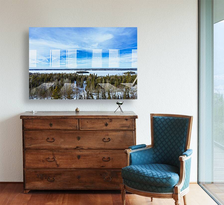 Top of the World in Winter Reproduction