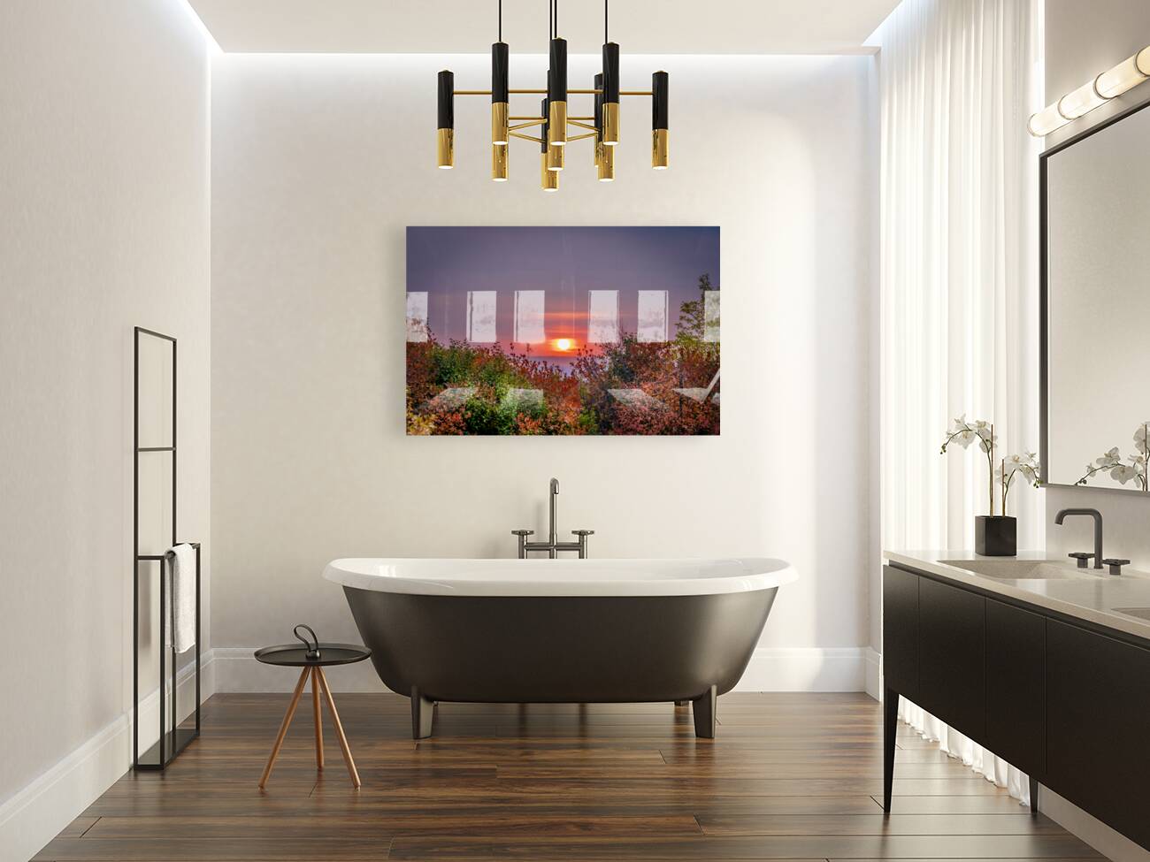 Red Sunset Reproduction