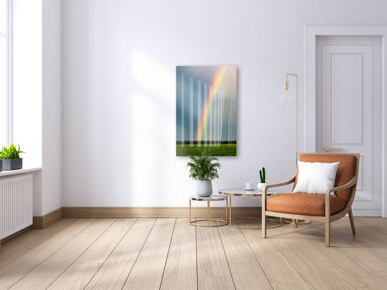 Rainbow in the Prairies Reproduction