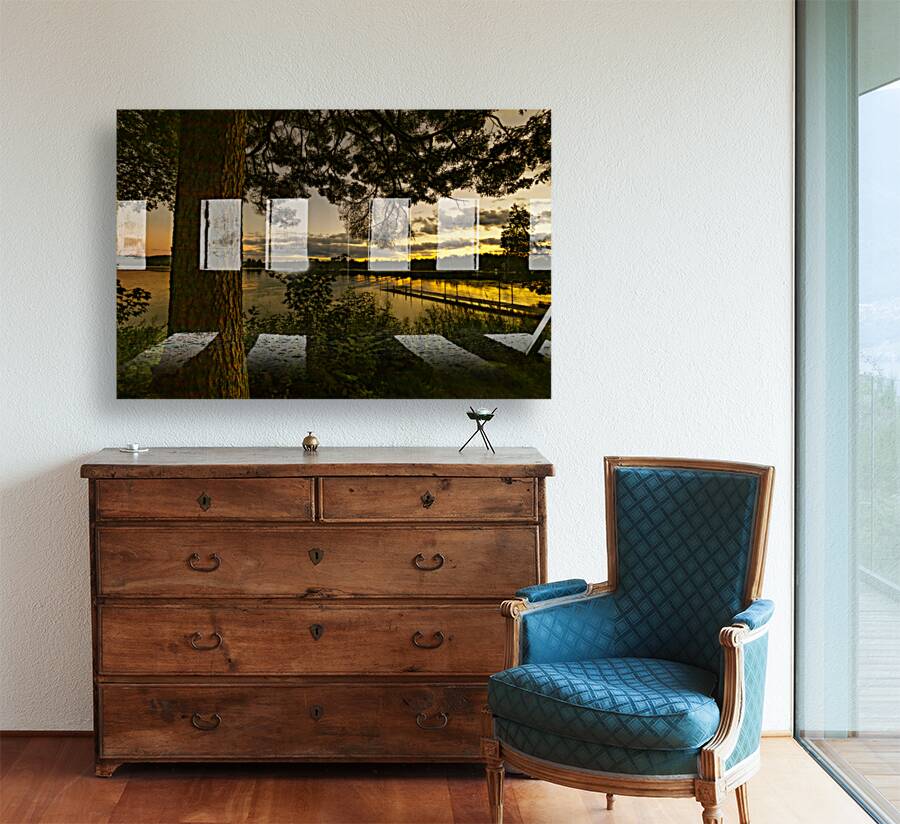 Sunset on the Lake Reproduction