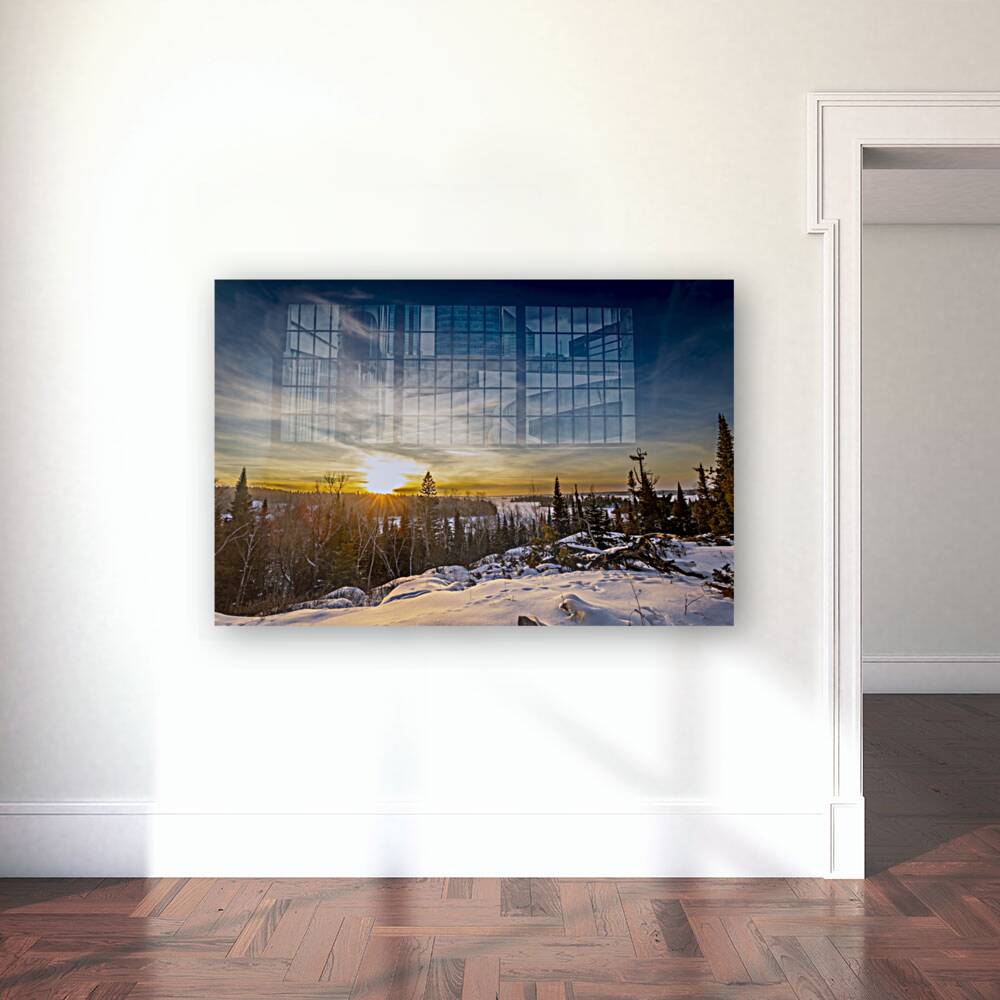 Falcon Lake Sunset Reproduction