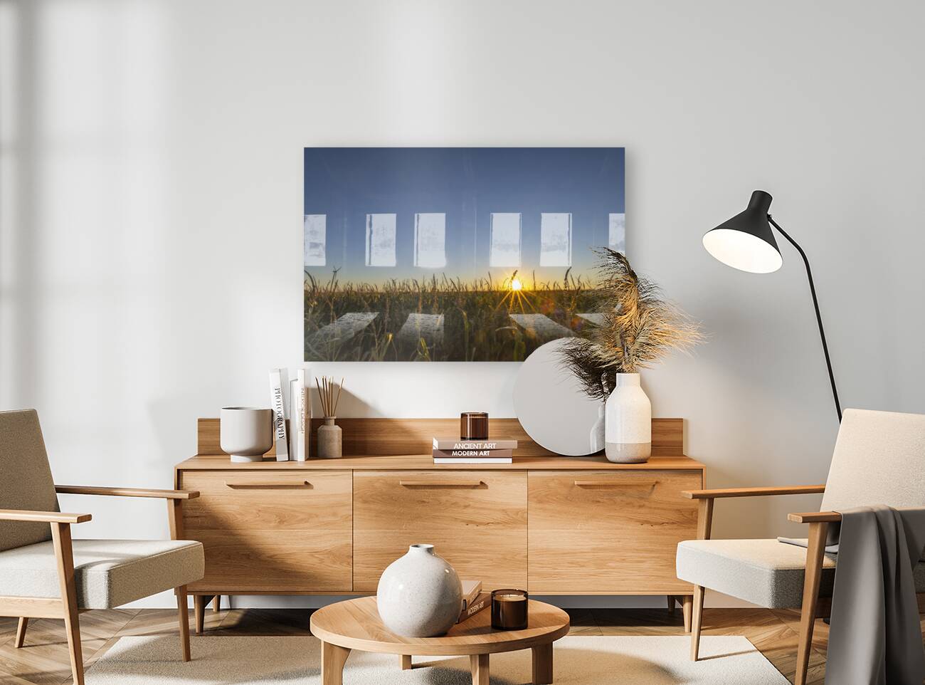 Sunset in the Cornfield Reproduction