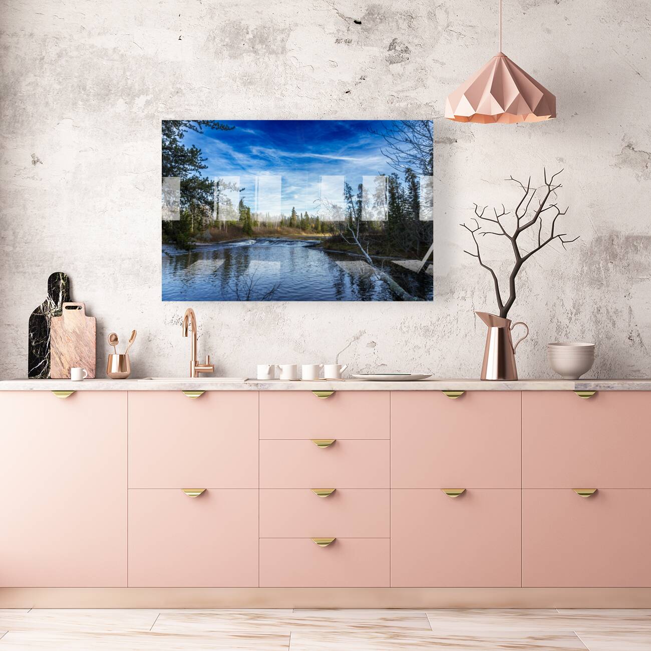 Falls at Pine Point Rapids Reproduction