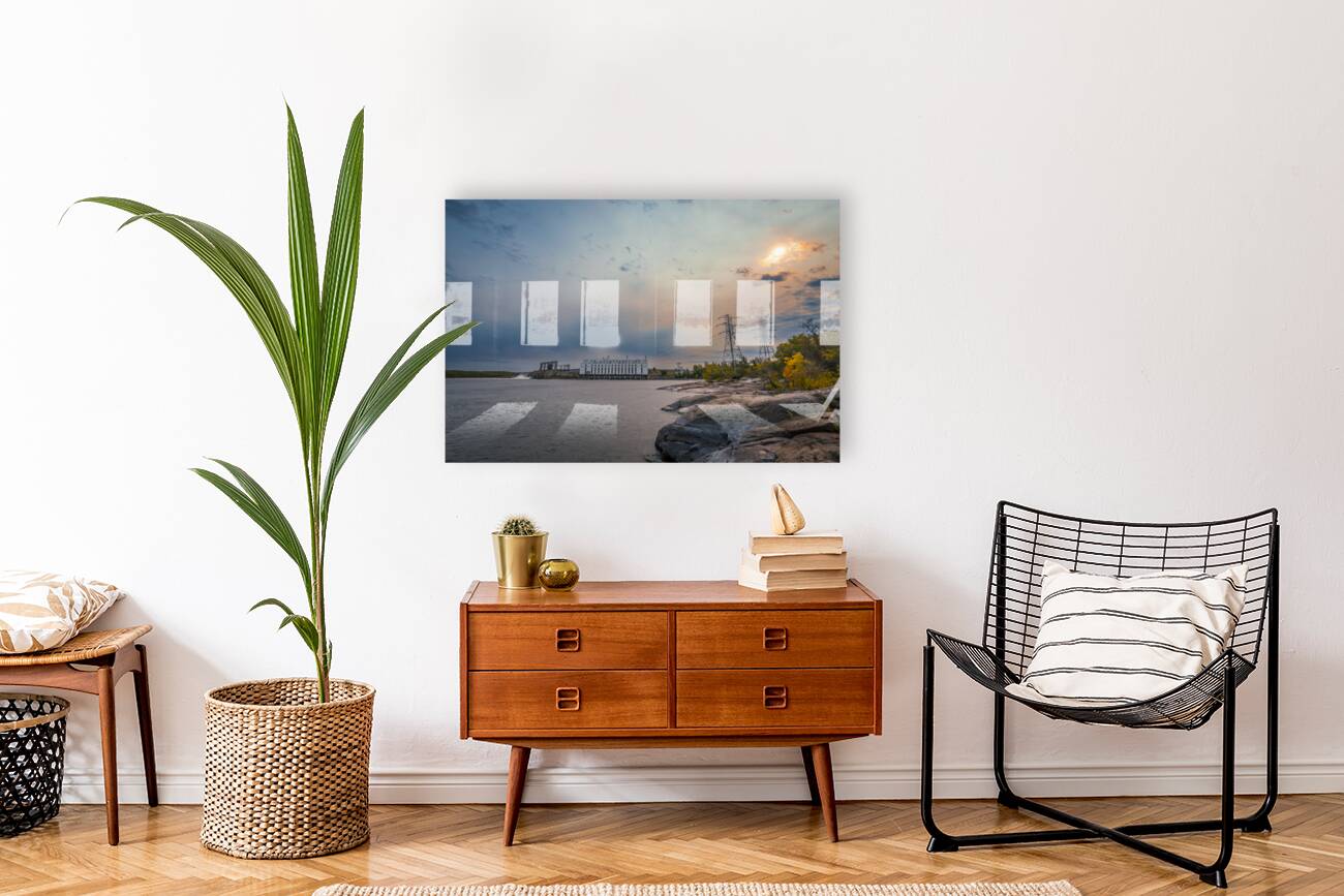 Great Falls Dam Reproduction