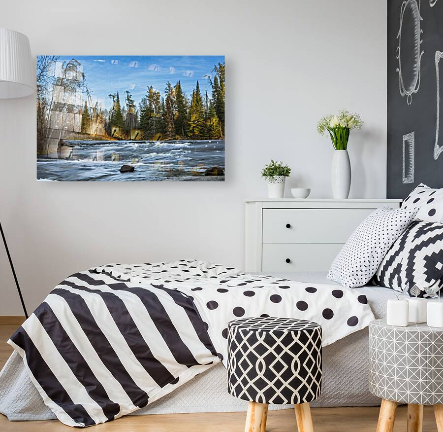 Falls at Pine Point Rapids Reproduction