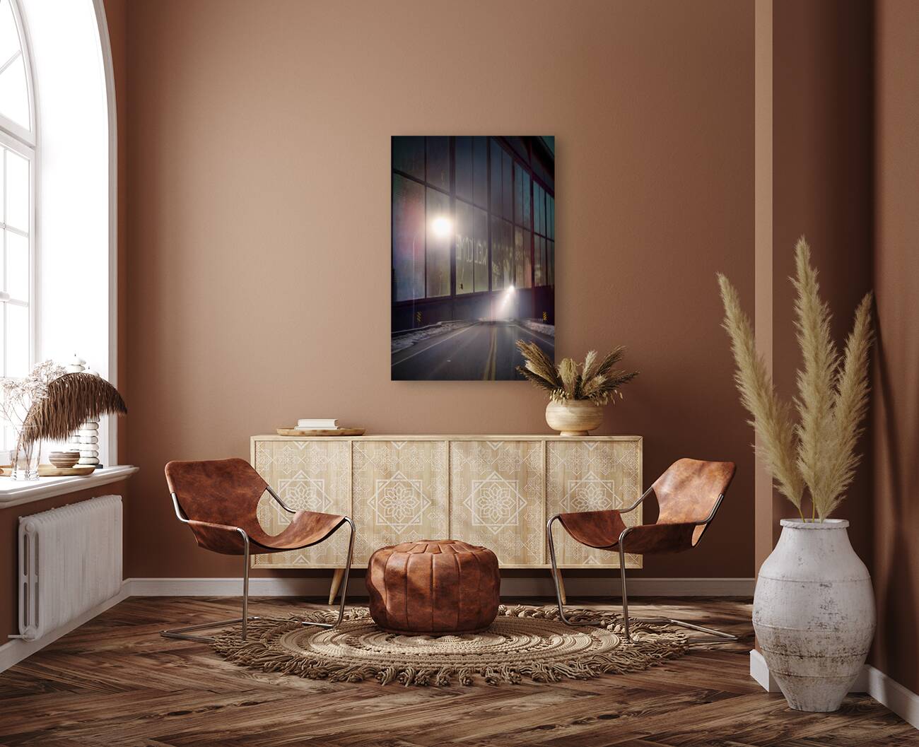 bridge in the Fog Reproduction