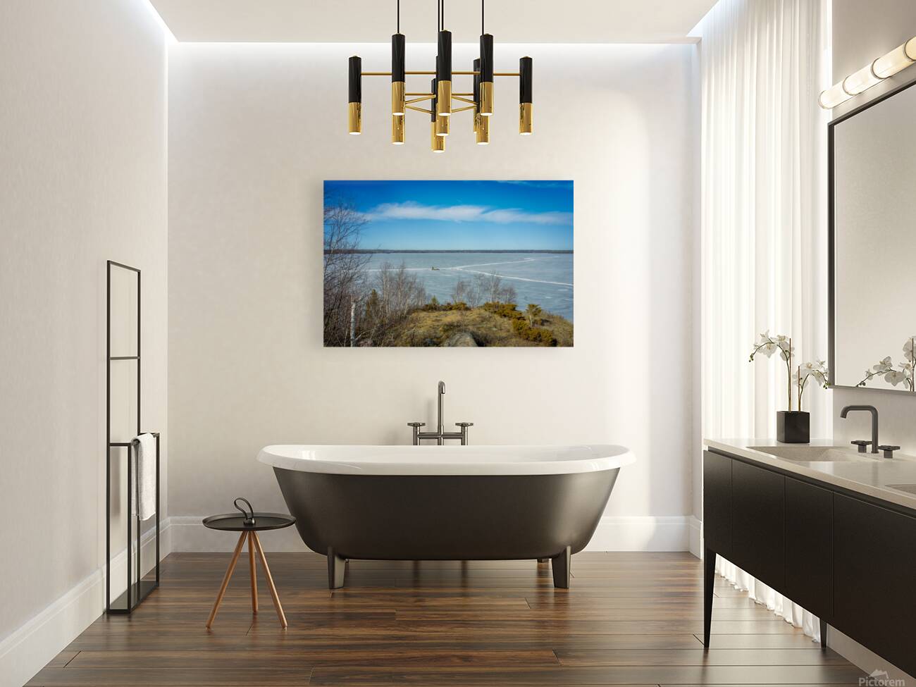 Island on West Hawk Lake Reproduction