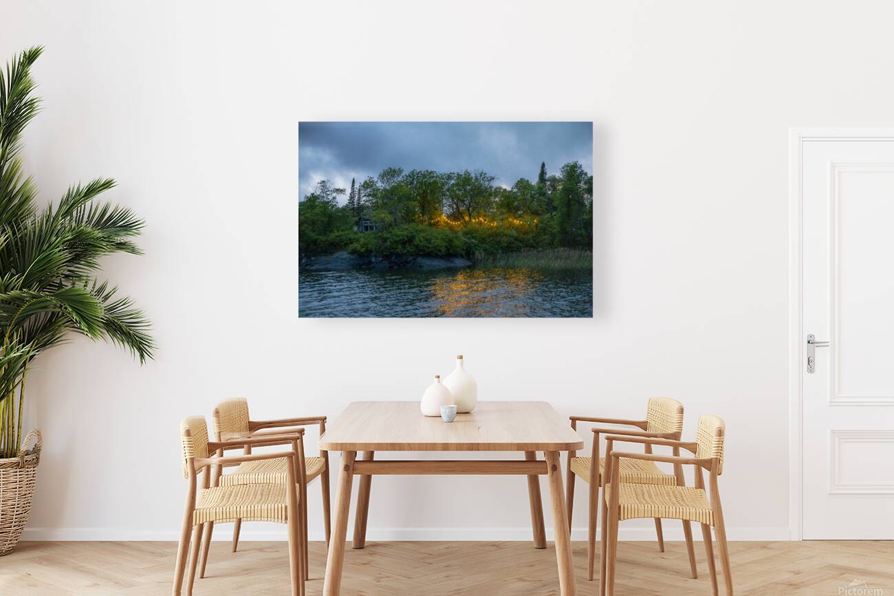 Evening at Manitoba Pioneer Camp Reproduction