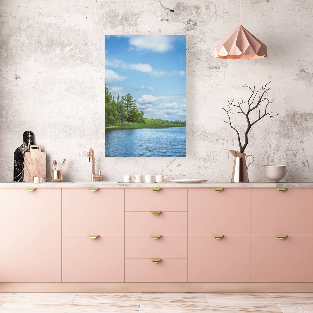 Lake of the Woods View Reproduction