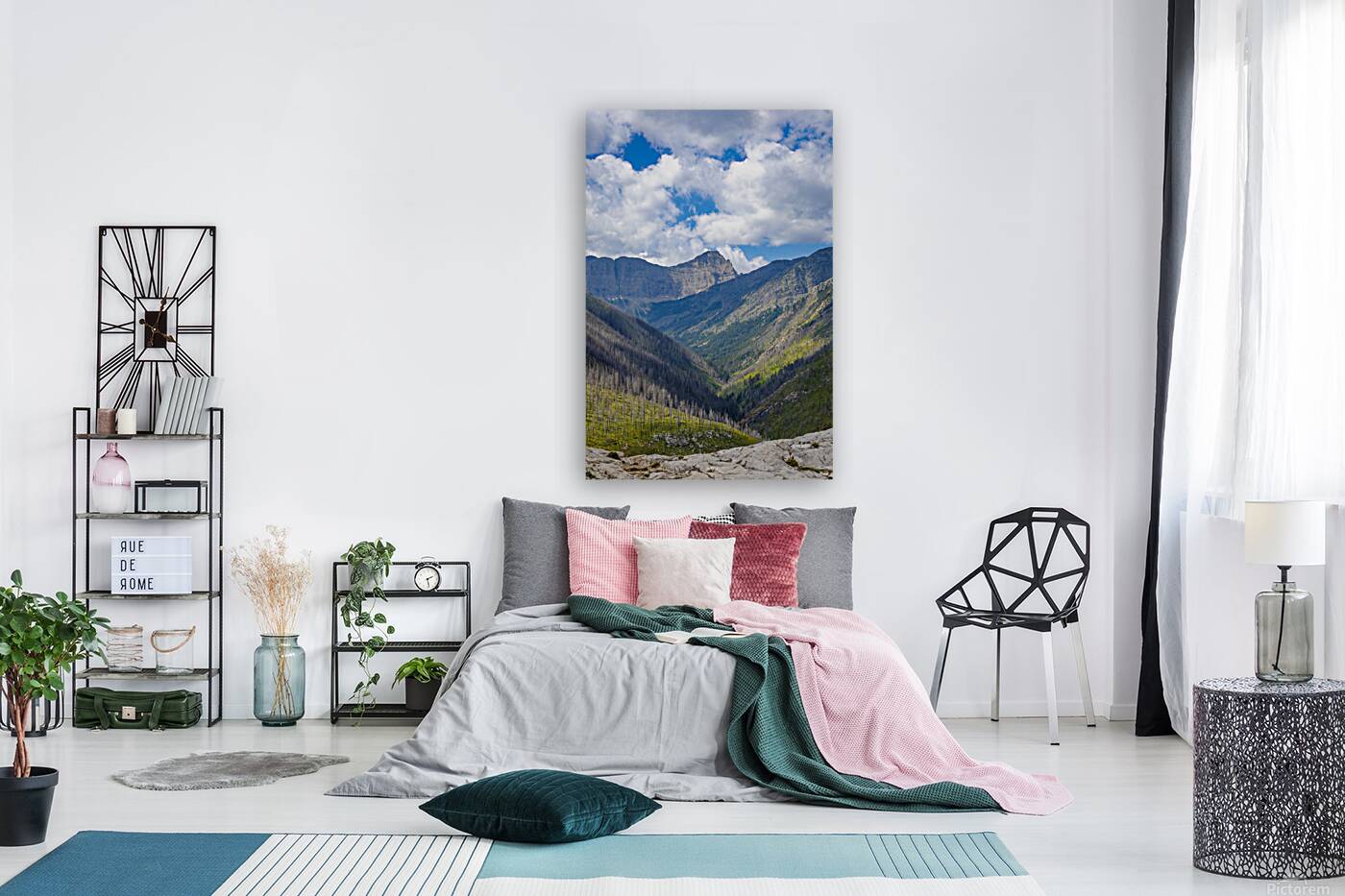 The Mountains of Waterton Reproduction