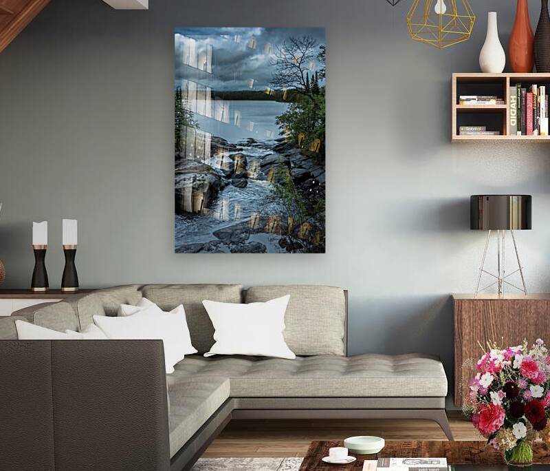 Tulabi Falls on a Rainy Day Reproduction