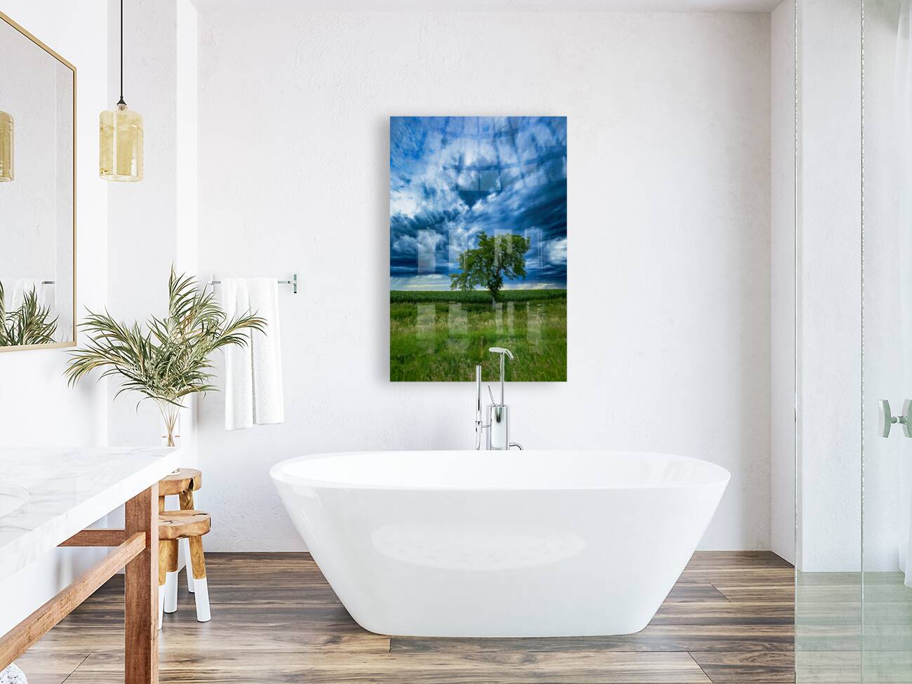 Lone Tree After the Storm Reproduction