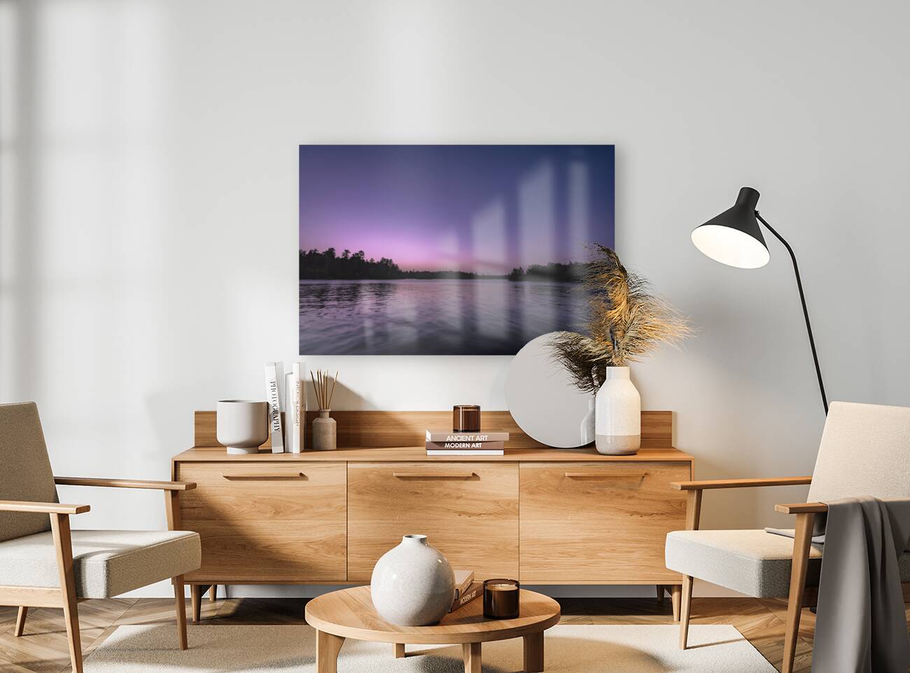 Shoal Lake Sunset Reproduction